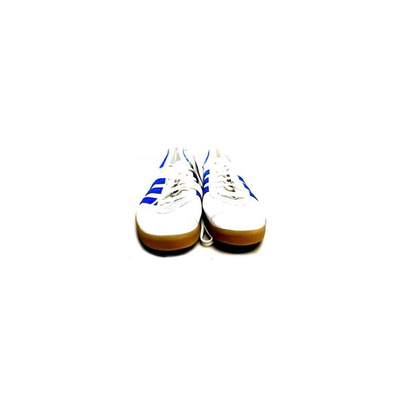 New Rare & Unique Adidas Originals Gazelle White & Blue Sneakers Athletic Shoes main image 5